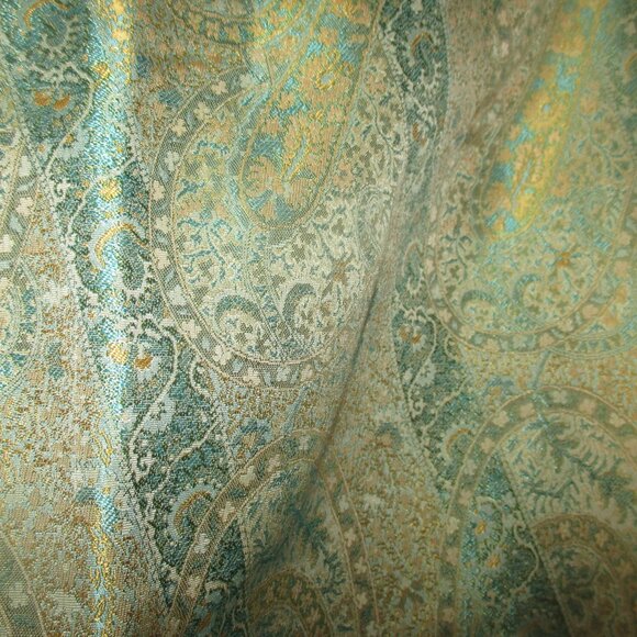 NEW with TAGS OSCAR DE LAURENTA SEA FOAM BROCADE SKIRT - Picture 2 of 2